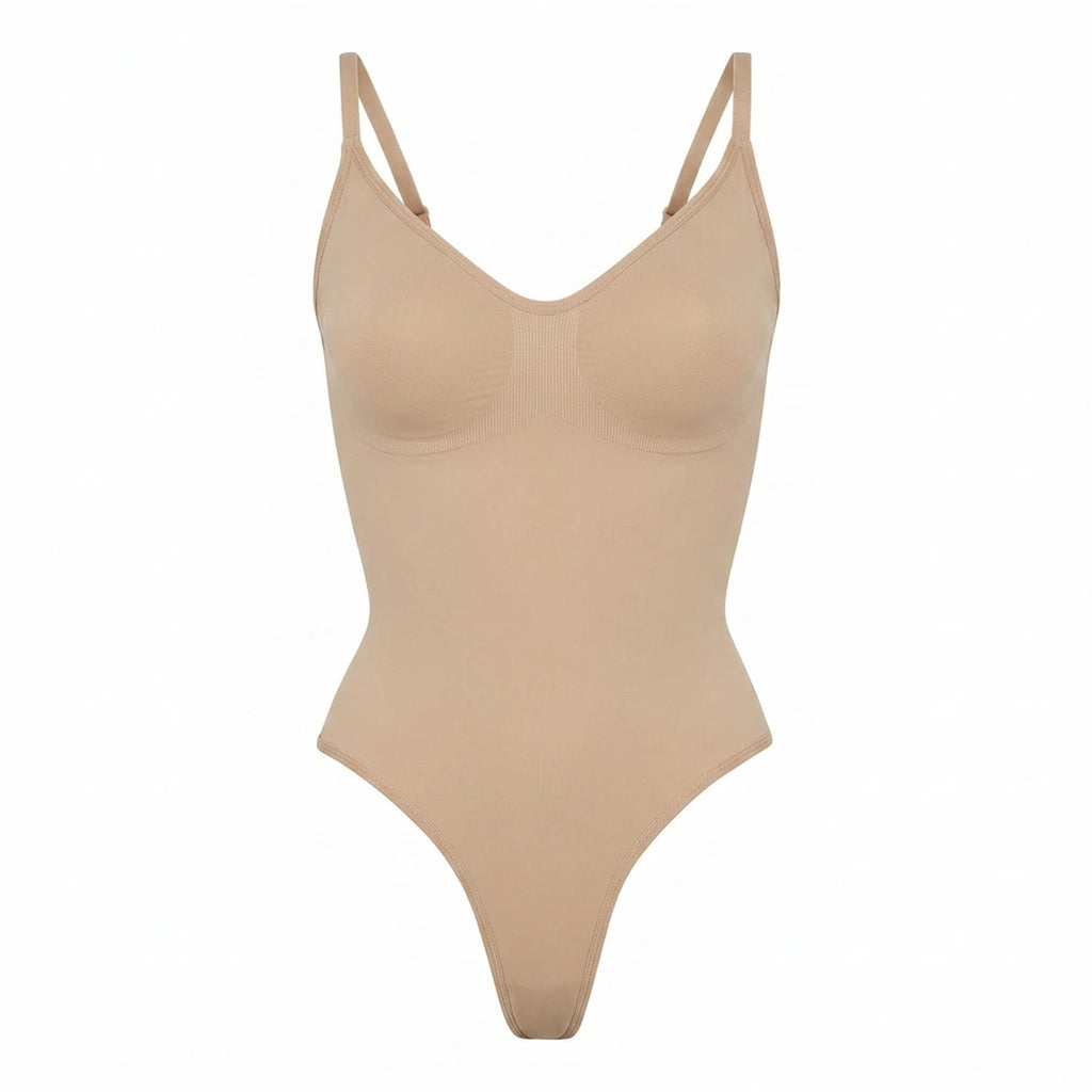 Body gainant dos nu beige, vue produit