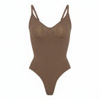 Body gainant dos nu taupe, vue produit