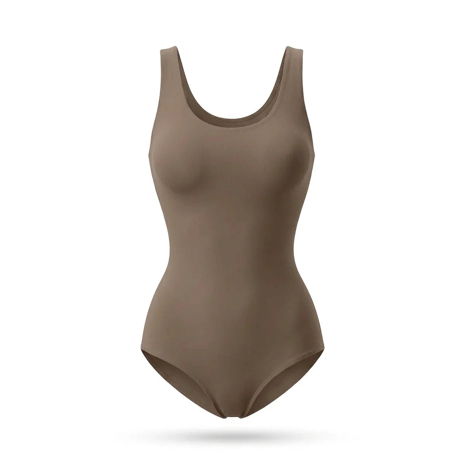 Body gainant maintien fort taupe, vue produit