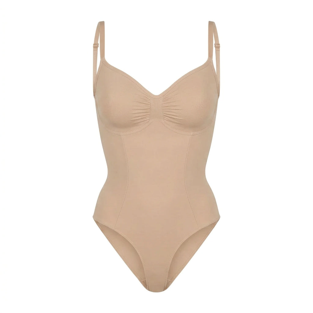 Body gainant ventre plat beige, vue produit