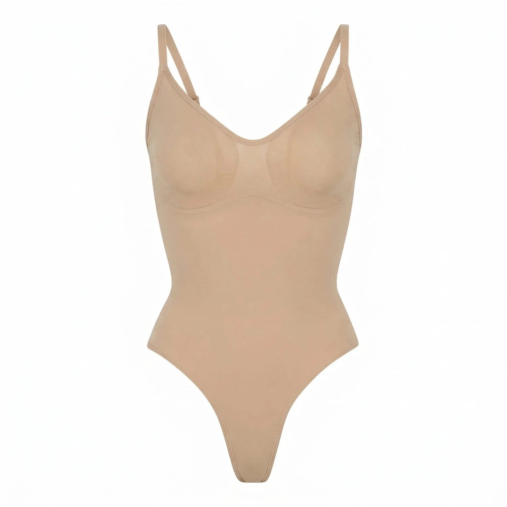 Body sculptant ventre plat beige, vue produit