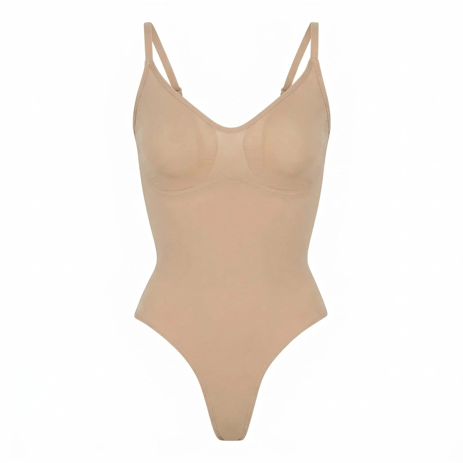 Body sculptant ventre plat beige, vue produit