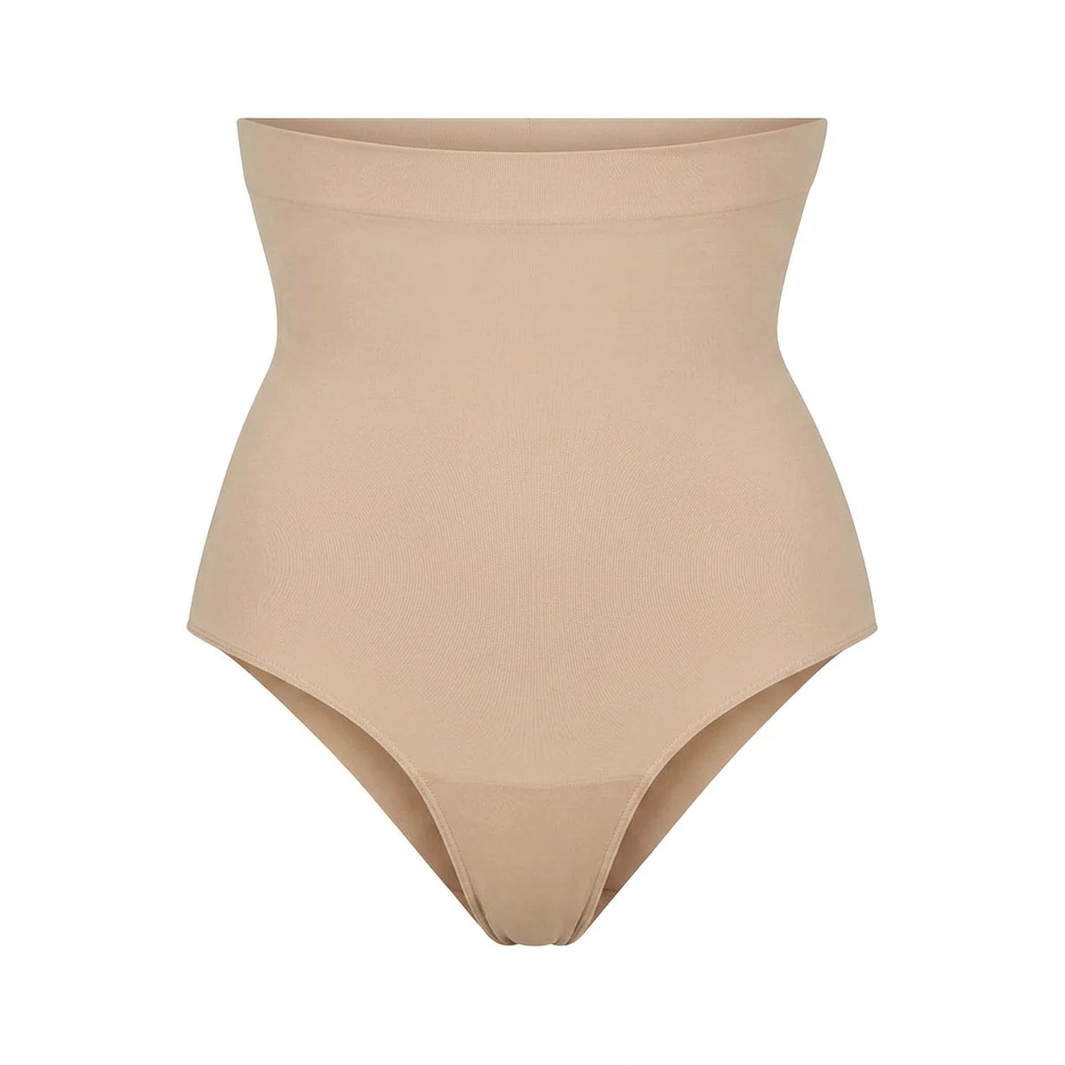 Culotte gainante taille haute beige, vue produit