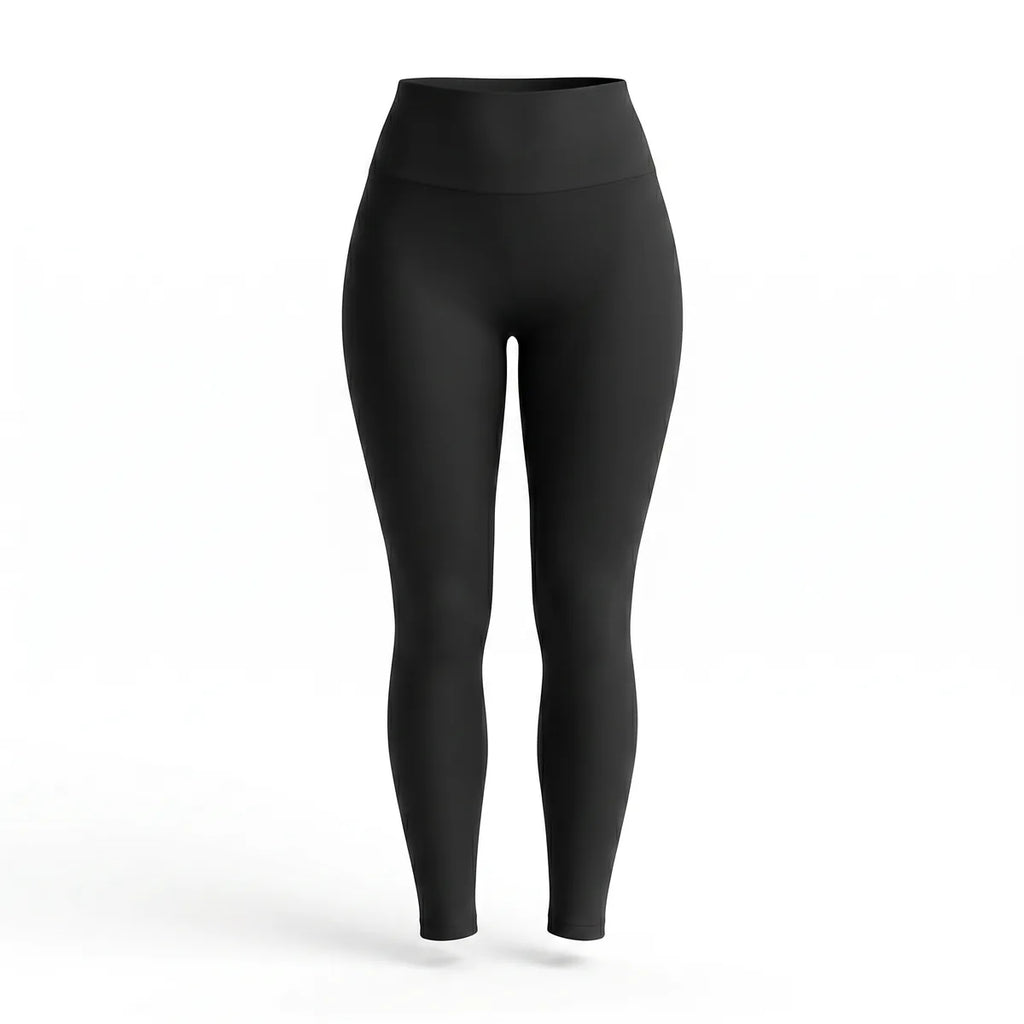Legging push up taille haute Elya noir — packshot produit fond blanc