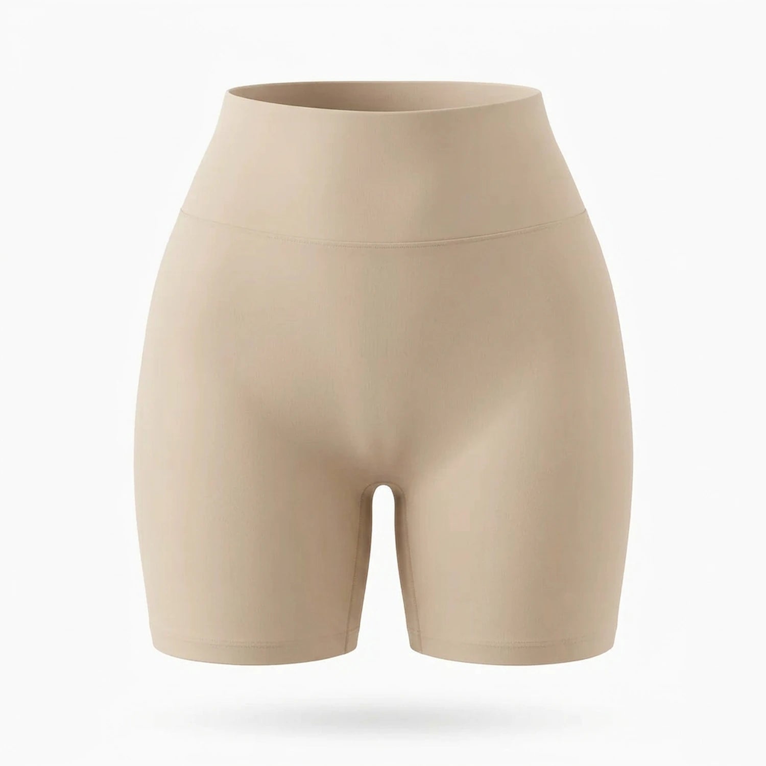 Shorty push-up Elya beige — vue packshot produit sur fond blanc