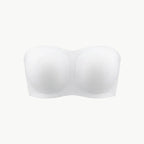 Soutien-gorge invisible sans bretelles blanc, packshot