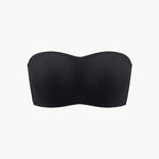 Soutien-gorge invisible sans bretelles noir, packshot